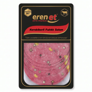 Fıstıklı & Karabiberli Salam Dilimli 100g