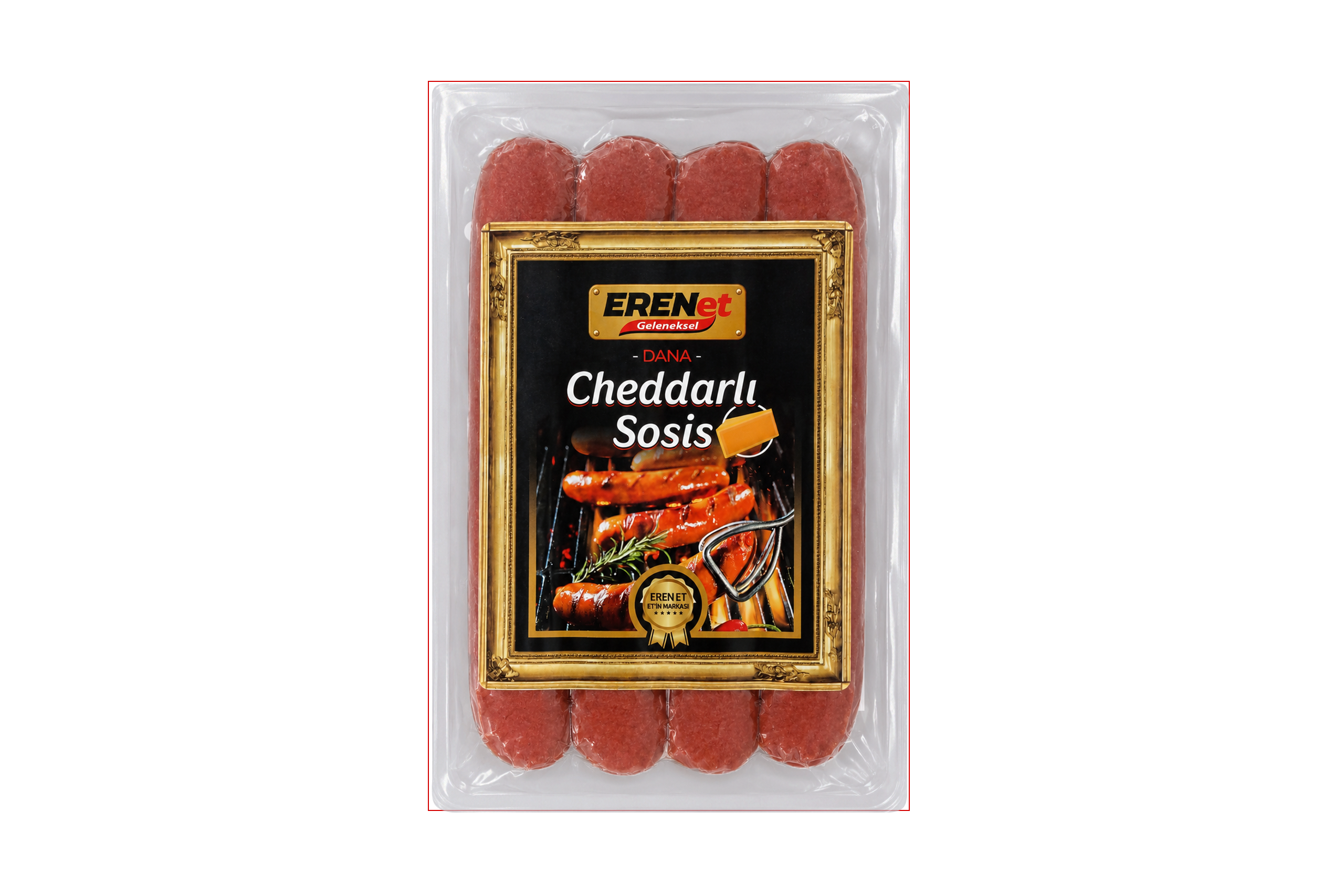Dana Sosis Cheddarlı 4'lü Paket 400g